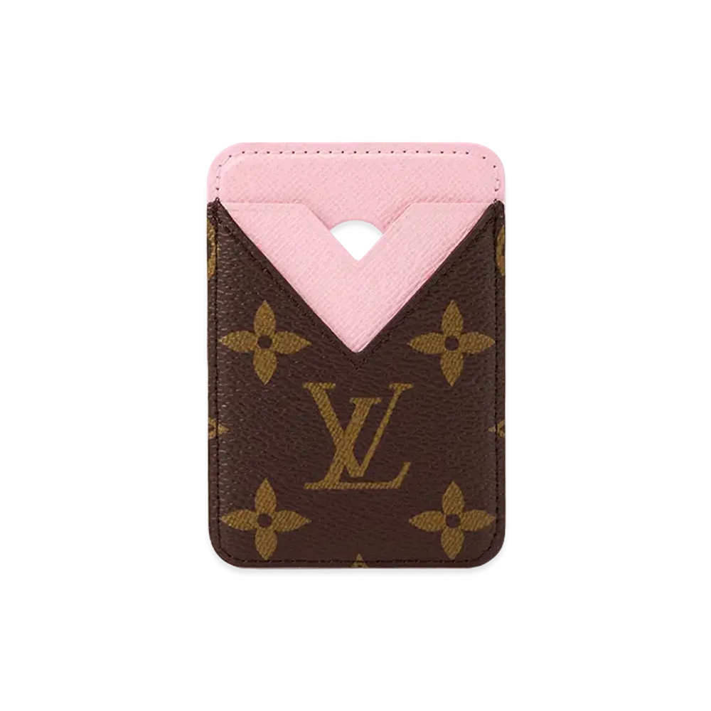 Louis Vuitton Magnetic Card Holder "Monogram Fresh Pink"