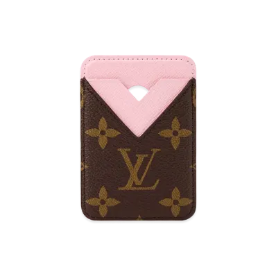 Louis Vuitton Magnetic Card Holder "Monogram Fresh Pink"