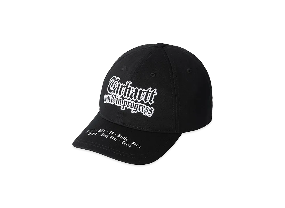 Carhartt WIP World Tour Cap "Black/White"