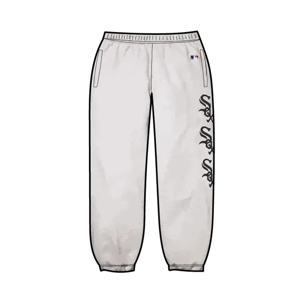 Supreme x Chicago White Sox Sweatpant "Ash Grey"