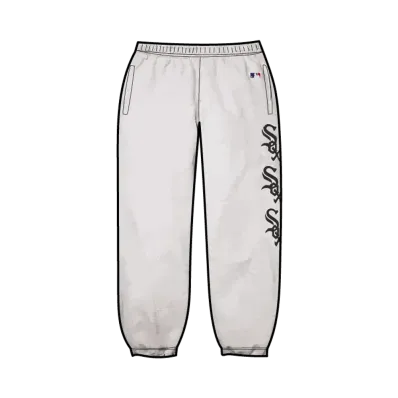 Supreme x Chicago White Sox Sweatpant "Ash Grey"