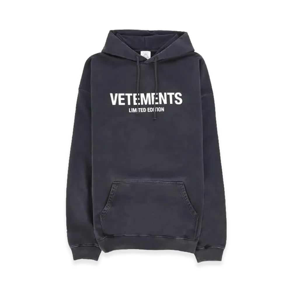 VETEMENTS Hoodie Parka "Black"