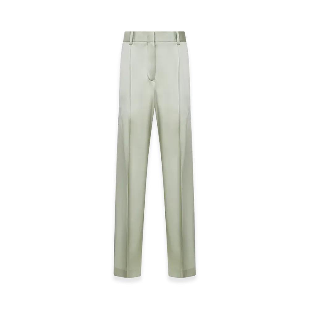 Jil Sander Women's Trousers "Pastel Green"