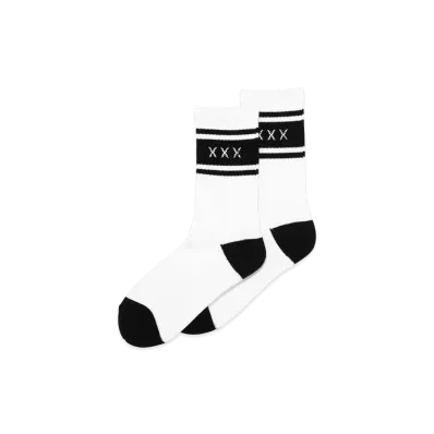 GOD SELECTION XXX x WIND AND SEA SOCKS GX-A22-WSSO-01 "White/Black"