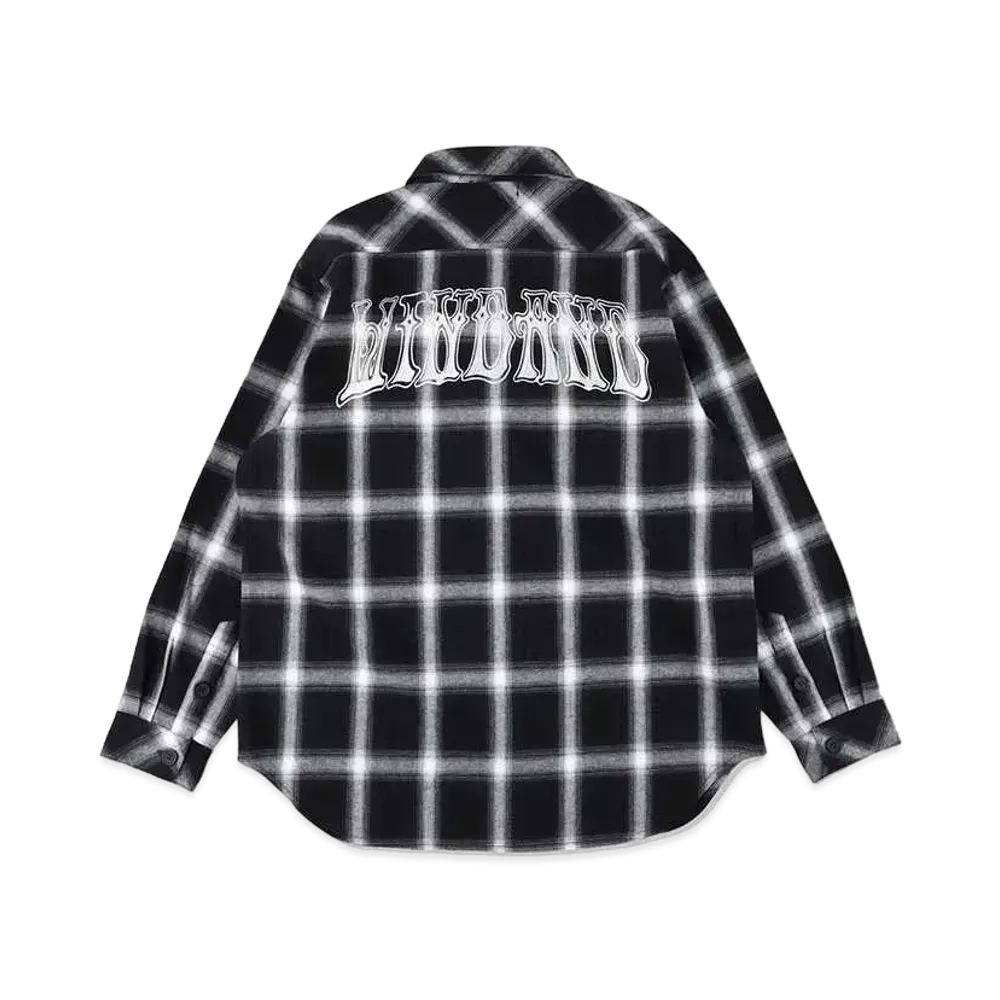 WIND AND SEA Plaid Shirt "Black"