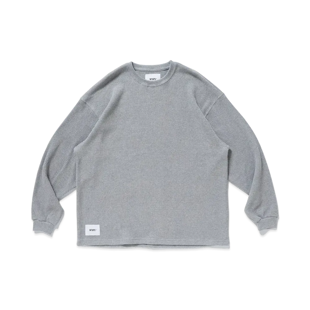 WTAPS Waffle / LS / Cotton "Gray"