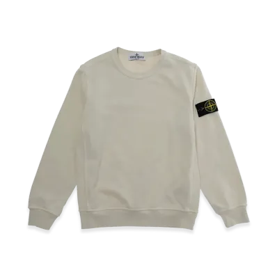 Stone Island Kids Sweaters "White"