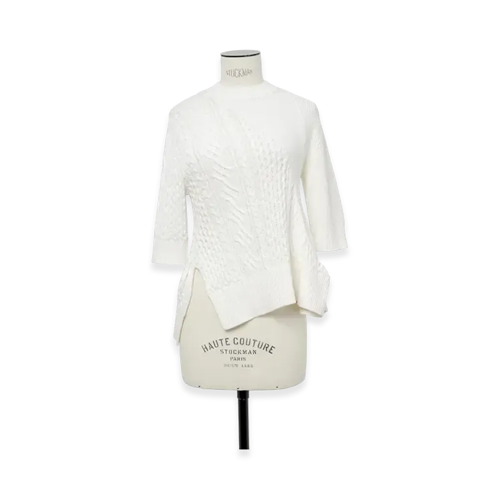 sacai Knit Pullover "Off White"
