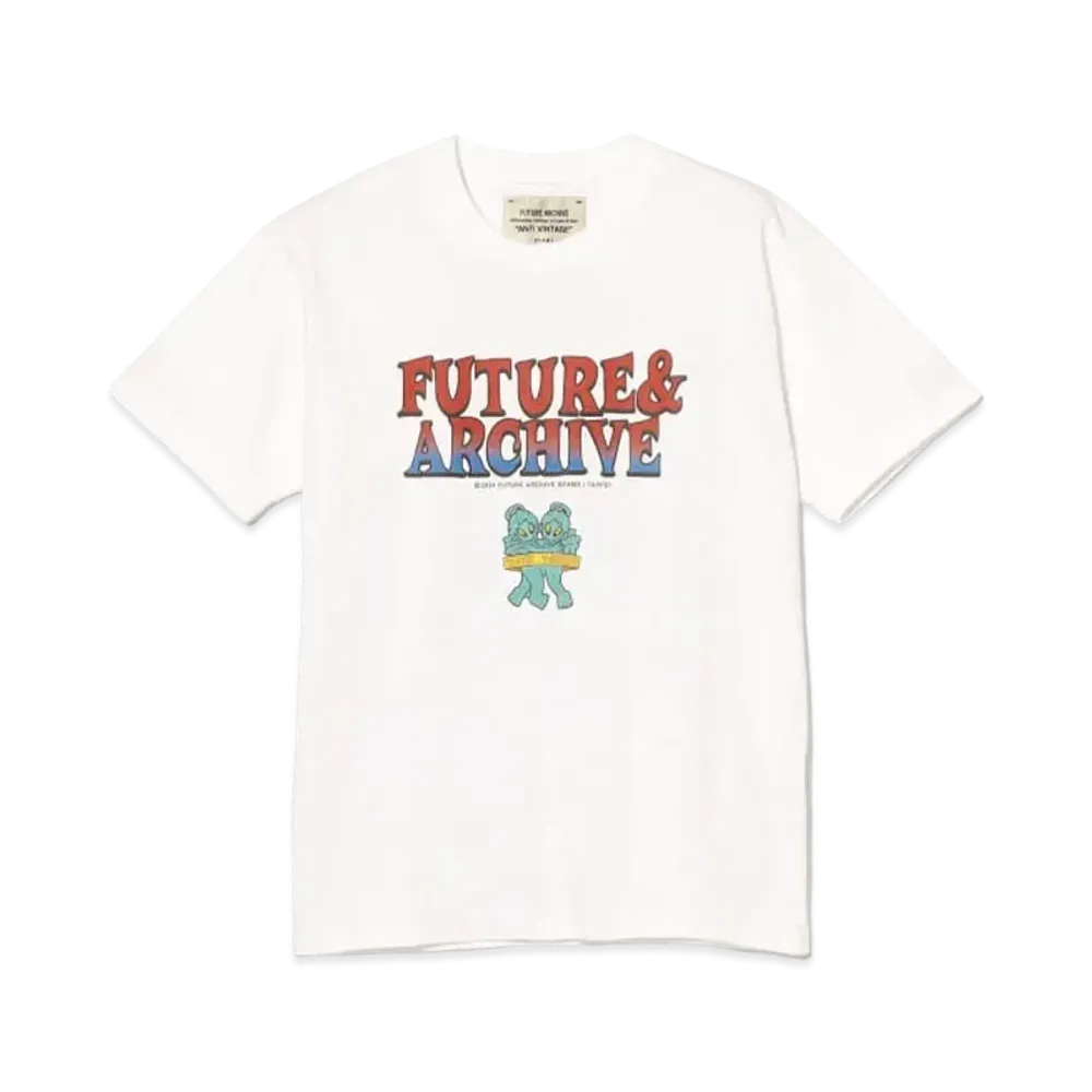 BEAMS FUTURE ARCHIVE x TAPPEI Print Tee "Fa" "White"
