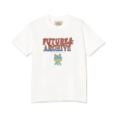 BEAMS FUTURE ARCHIVE x TAPPEI Print Tee "Fa" "White"