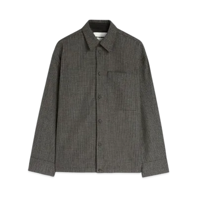 Jil Sander Men's Overshirt "Dark Edge"