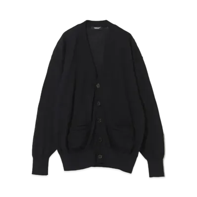 UNDERCOVER Twin Peaks Knit Cardigan "Black"