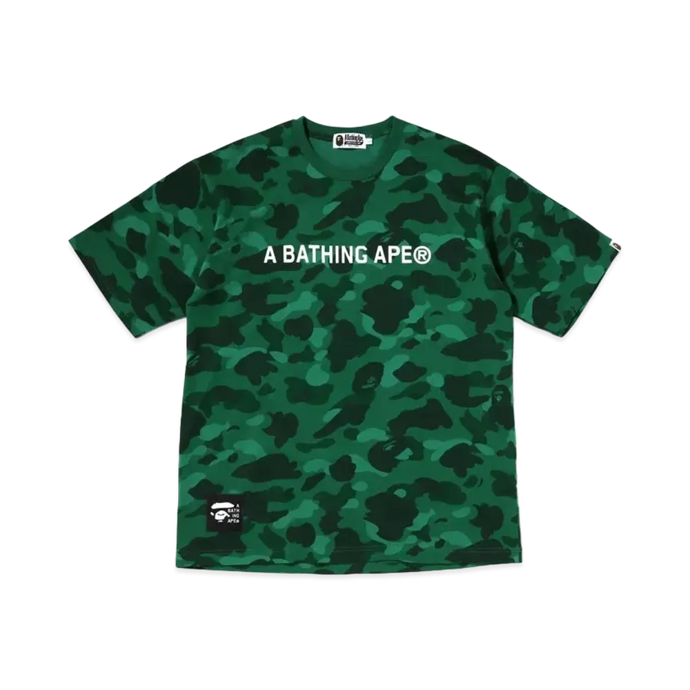 A BATHING APE COLOR CAMO RELAXED FIT TEE "Green"