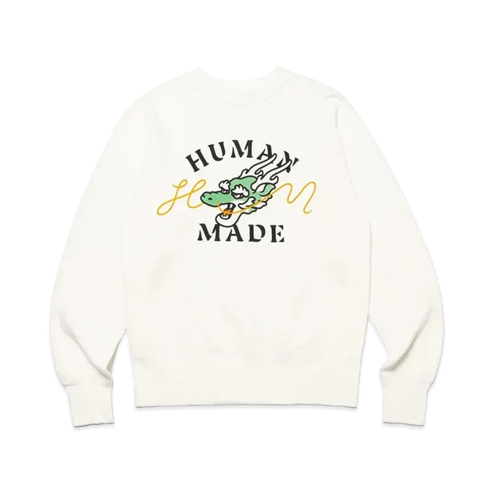 HUMAN MADE Dragon Sweatshirt #1 "White"