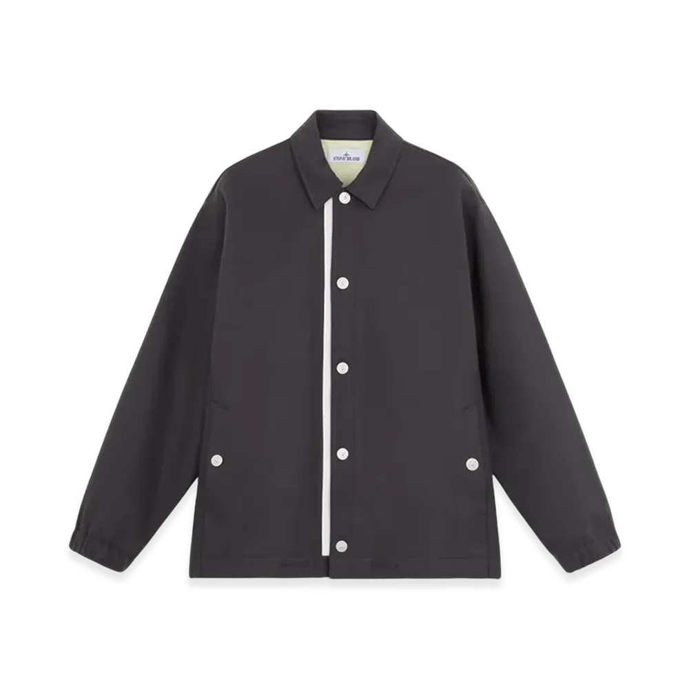 Stone Island 444X3 Marina Panno with Plated Reflective Shirt Jacket with Anti Drop - 24FW "Ink Blue"