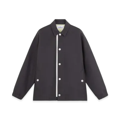 Stone Island 444X3 Marina Panno with Plated Reflective Shirt Jacket with Anti Drop - 24FW "Ink Blue"