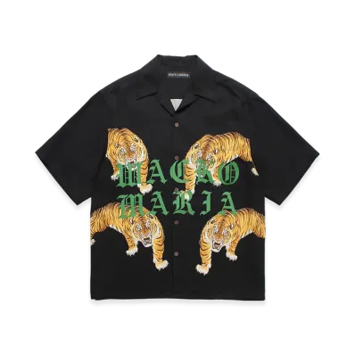 WACKO MARIA x Tim Lehi Hawaiian Shirt "Black"