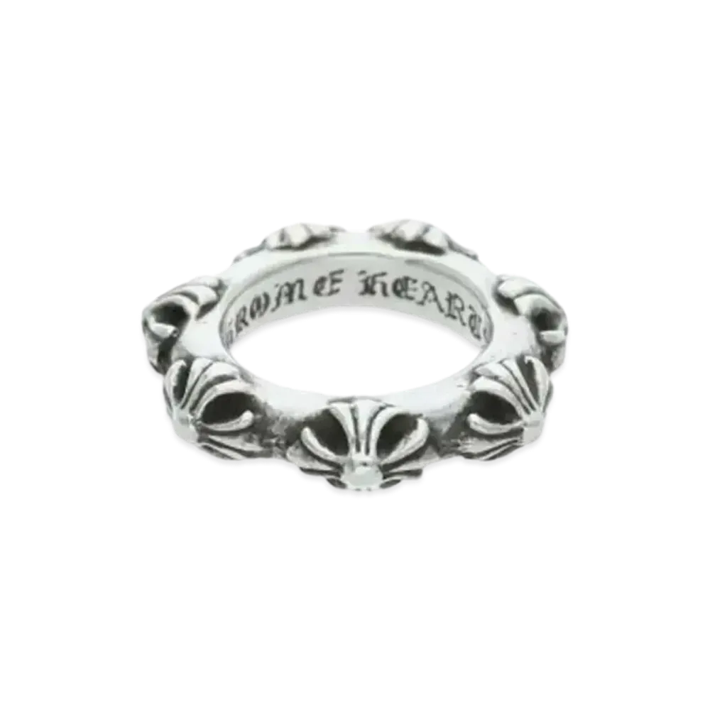 Chrome Hearts Cross Band Ring "Silver"