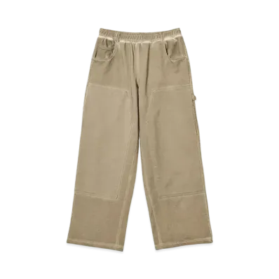 BEAMS FUTURE ARCHIVE Aging Double Knee Sweat Pants "FadeBeige"