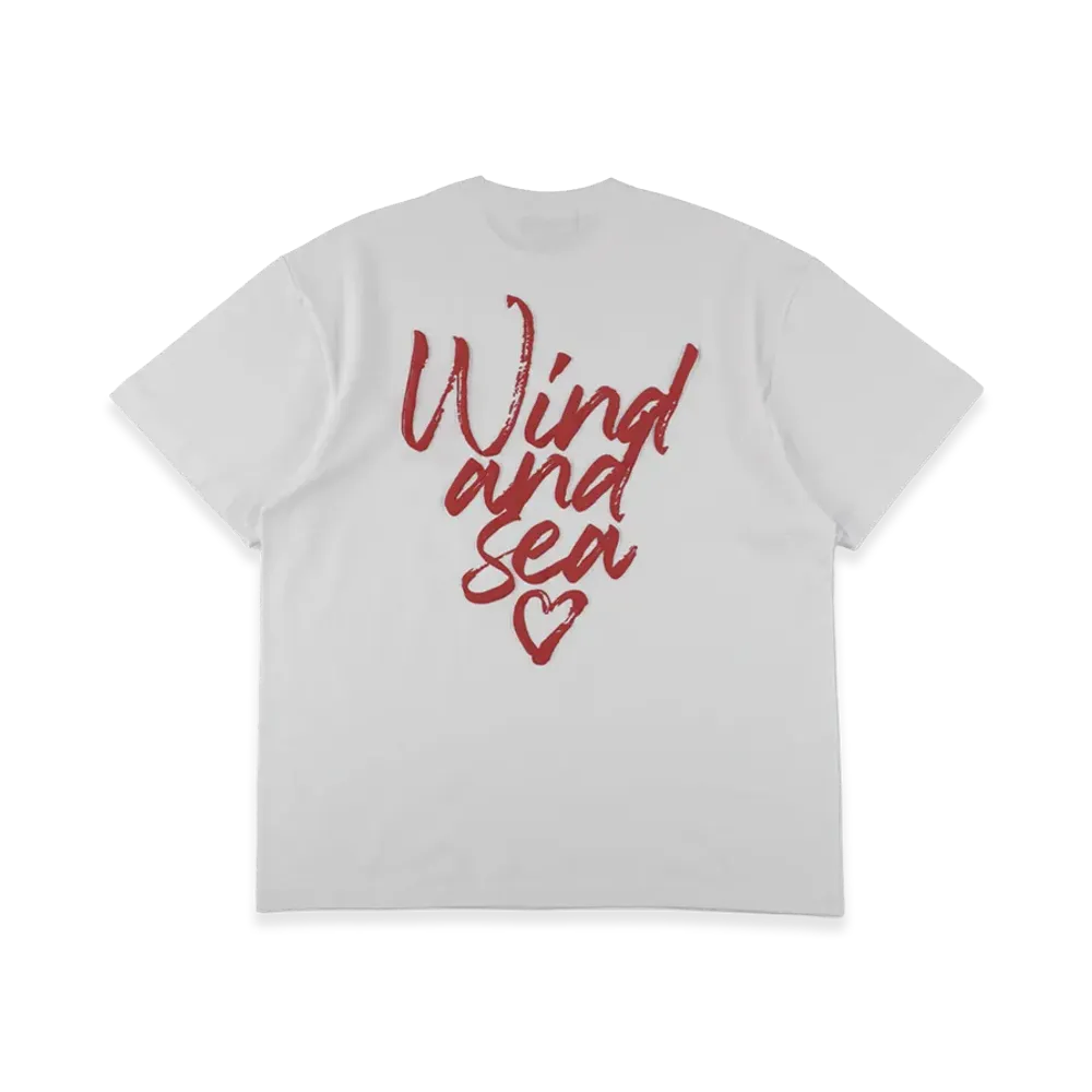 WIND AND SEA Heart Logo S/S Tee "White"
