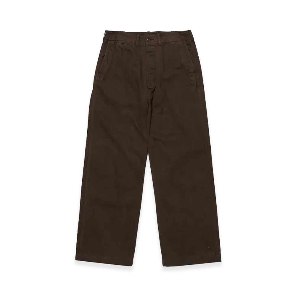 T.T Taiga Takahashi LOT.202 Engineer Trousers "Mud Dyed Brown"