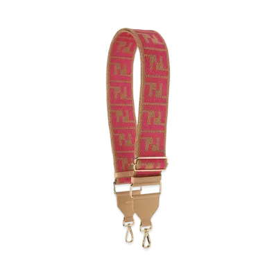 FENDI Strap You Ribbon Shoulder Strap "Brown"