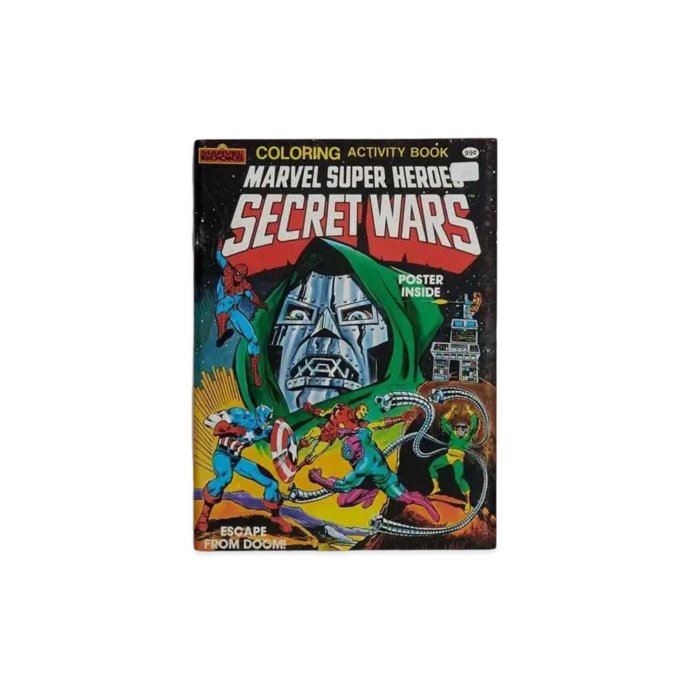Kith Marvel Super Heroes Secret Wars Coloring Book "Multi"