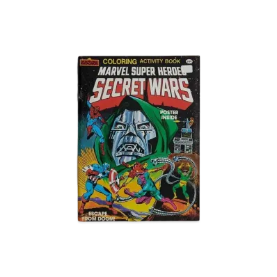 Kith Marvel Super Heroes Secret Wars Coloring Book "Multi"