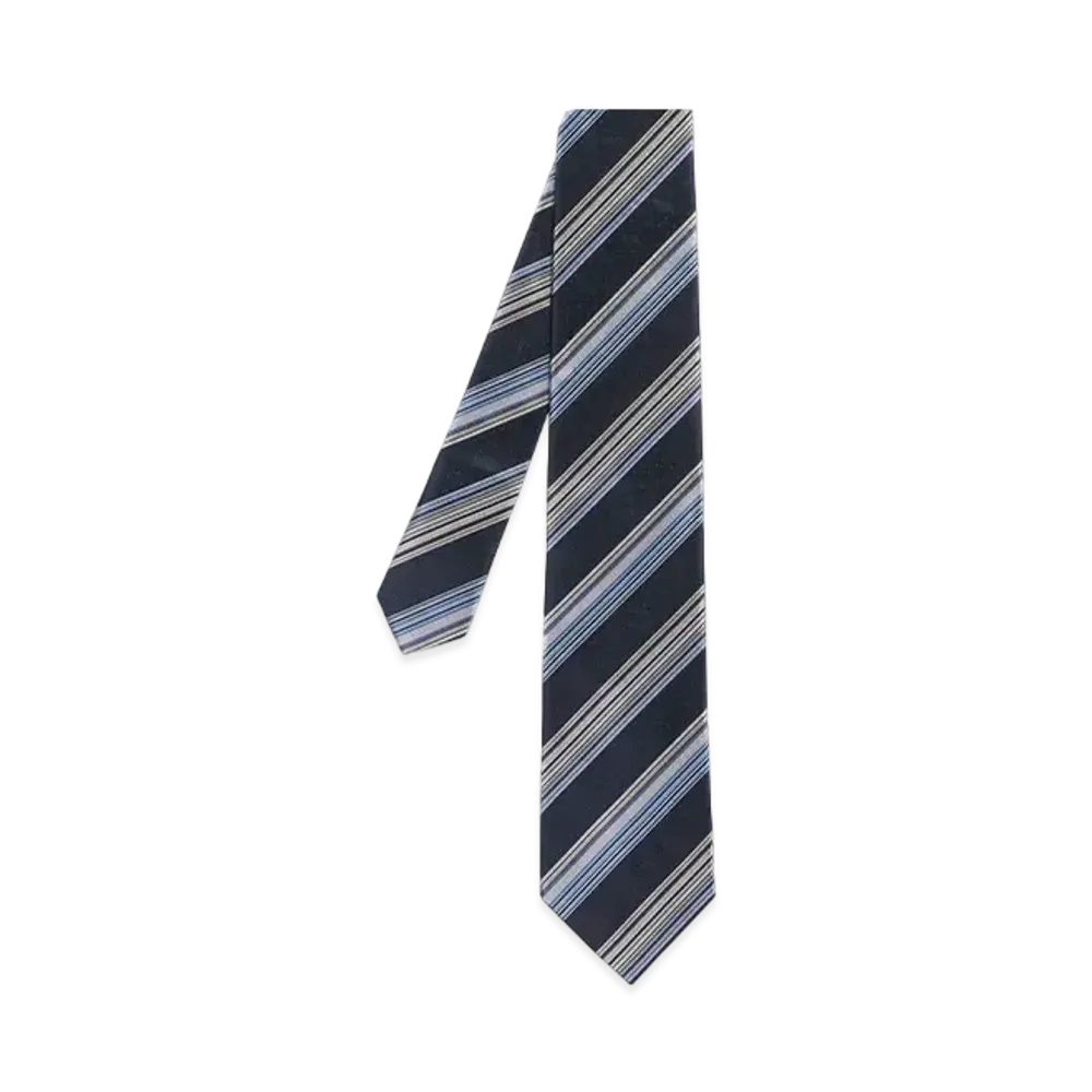 Paul Smith Gradient Regimental Tie "Navy"