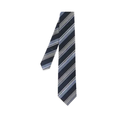 Paul Smith Gradient Regimental Tie "Navy"