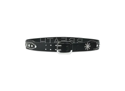 BREATH Studs Logo Belt "Black/Black"