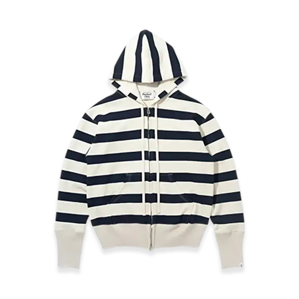 Perfect ribs Basic Zip Hoodie "Border"
