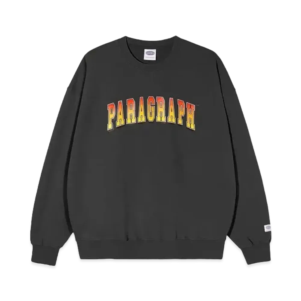 Paragraph Gradient Typo Crew "Charcoal"