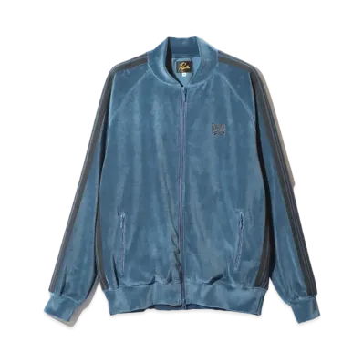 Needles R.C. Track Jacket - C/PE Velour "Blue"