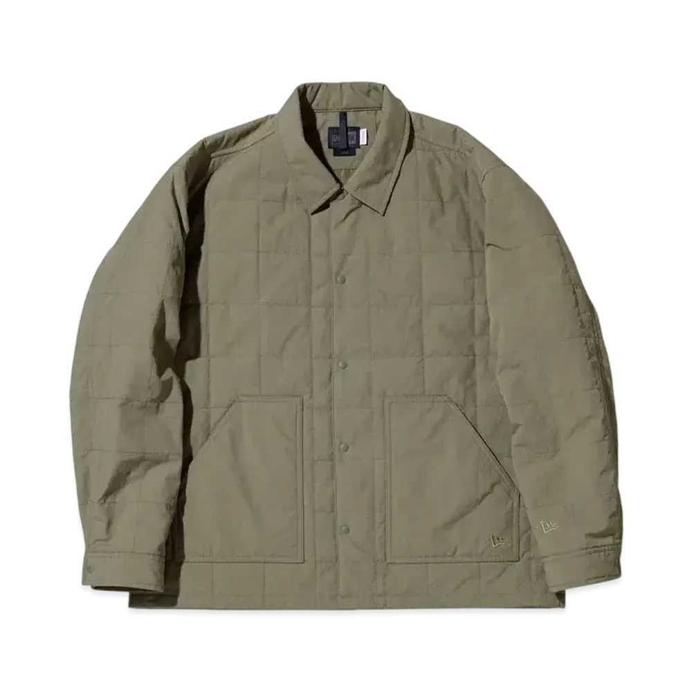 NEW ERA BLACK LABEL FW24 Light Puff Shirt Jacket "Olive"