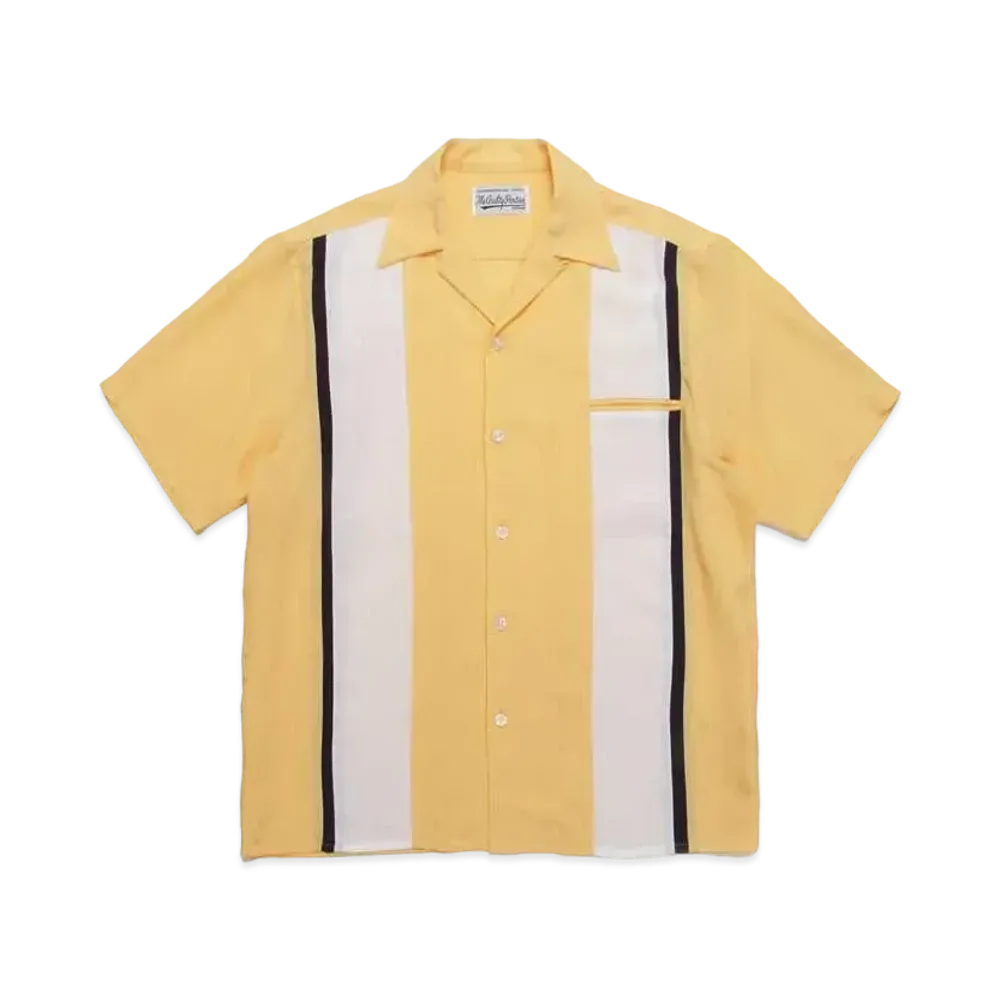 WACKO MARIA THREE TONE 50'S SHIRT "Yellow"