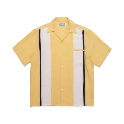 WACKO MARIA THREE TONE 50'S SHIRT "Yellow"
