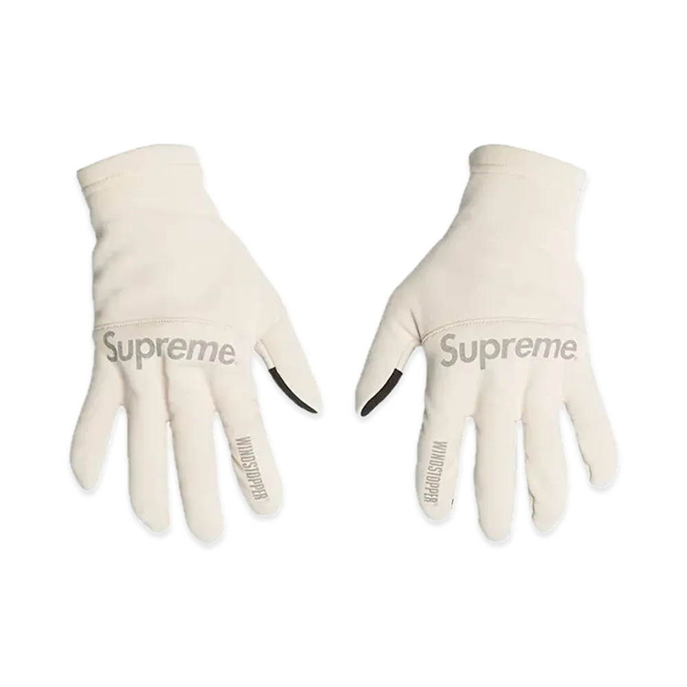 Supreme Windstopper Gloves "Stone"