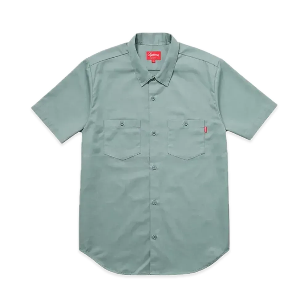 Supreme x Michael Jackson S/S Work Shirt "Work Green"
