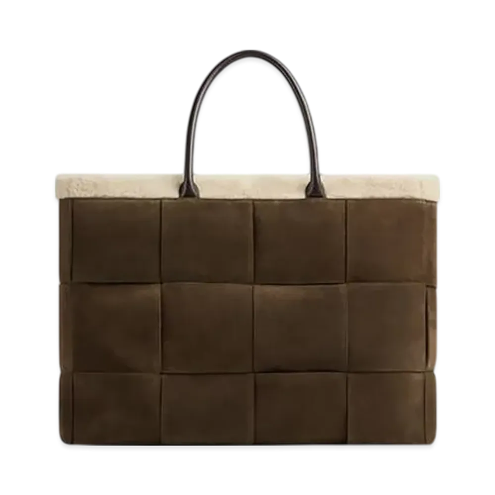 Bottega Veneta Large Arco Tote "Kaki/Teddy/Fondant"