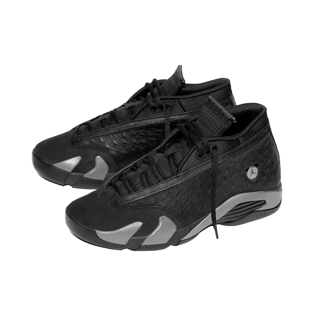 Nike Air Jordan 14 Low "Black Ostrich"