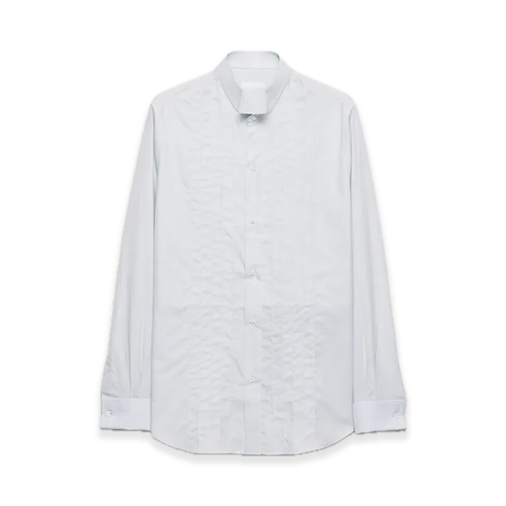 PRADA Cotton Shirt "Light Blue"