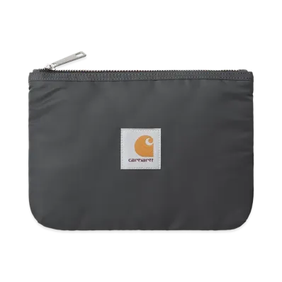Carhartt WIP Alumni Zip Wallet "Graphite/Dark Fir"