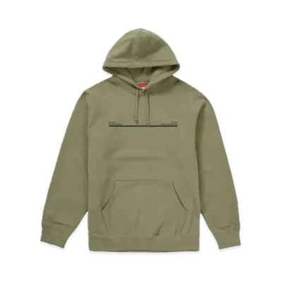 Supreme Shop Hooded Sweatshirt Brooklyn "Light Olive"
