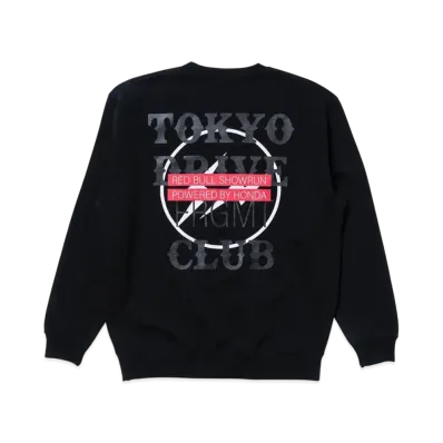 FRAGMENT x Red Bull x HONDA x TokyoDriveCarClub Sweatshirt "Black Red"