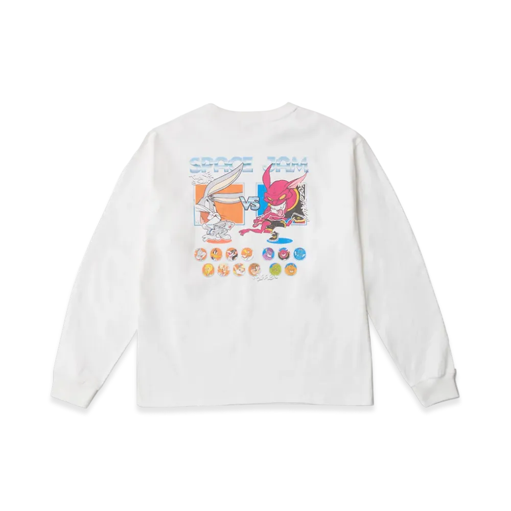WIND AND SEA x SPACE JAM L/S Tee "White"