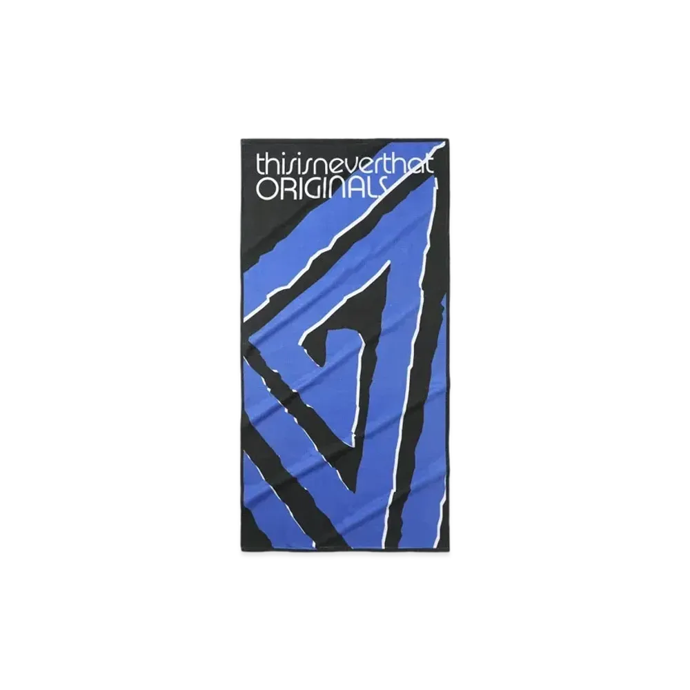 thisisneverthat TNT Spiral Triangle Towel "Blue"
