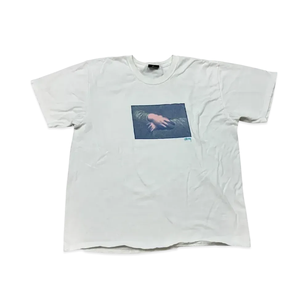 Stussy Lisa Mona Lisa Hands Da Vinci SS T-Shirt "White"