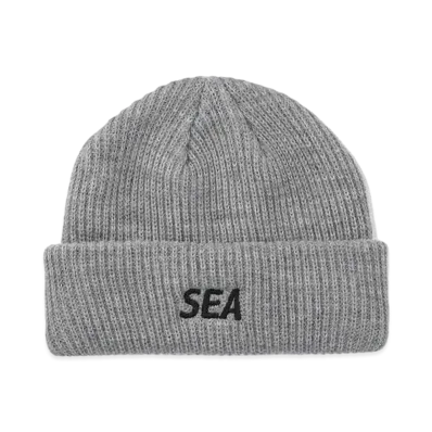 WIND AND SEA Sea Knit Cap "Gray"