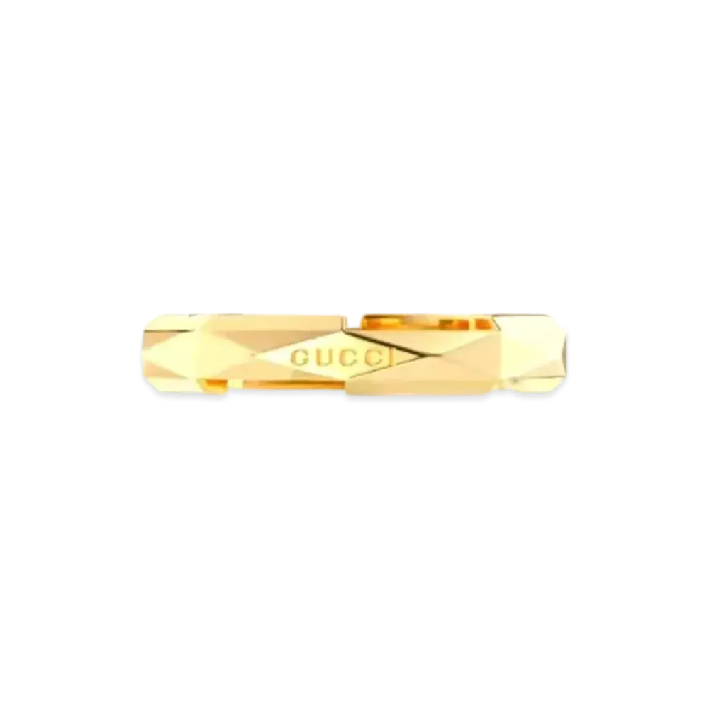 GUCCI Link To Love Studs Ring "Gold"